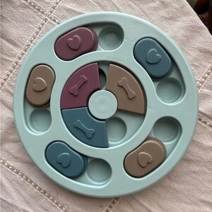Interactive Dog Puzzle Toy - Level 2 Intermediate Enrichment Feeder-Mint Green